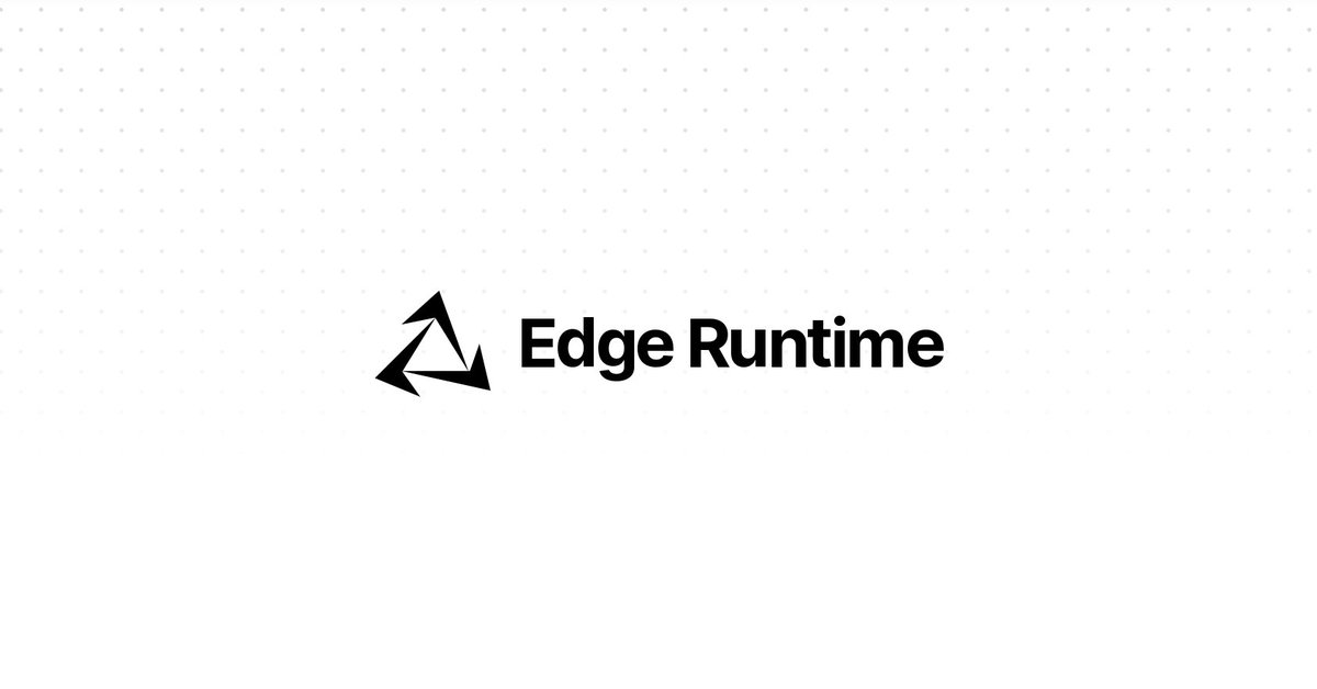 Edge Runtime preview